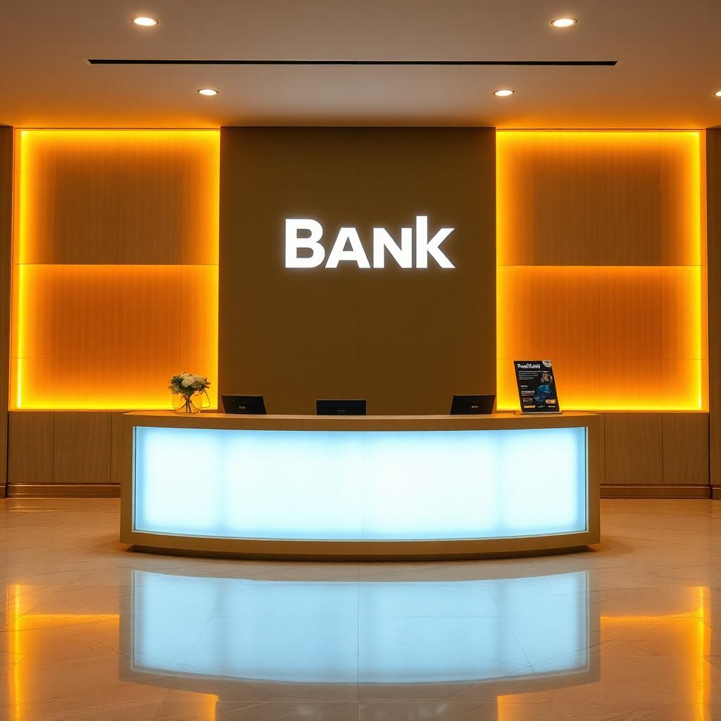 Counter & Backlit Wall